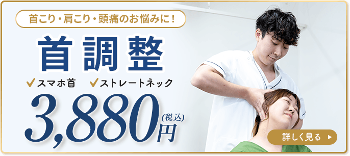 首こり・肩こり・頭痛のお悩みに!首調整 スマホ首 ストレートネック 3,880円税込